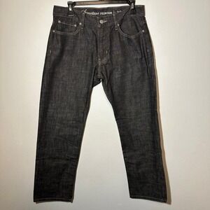 Structure Premium Jeans 100% Cotton 32x30 Straight Leg Denim 90s Men Boy